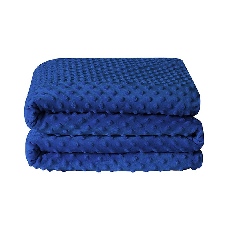 Sleep Soft Kids Weighted Blanket & Removable Cover, Blue, 5 LBS