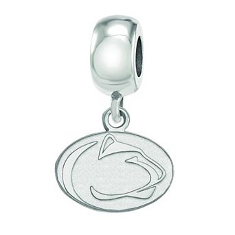 LogoArt Penn State Nittany Lions Sterling Silver Extra Small Dangle Bead Charm