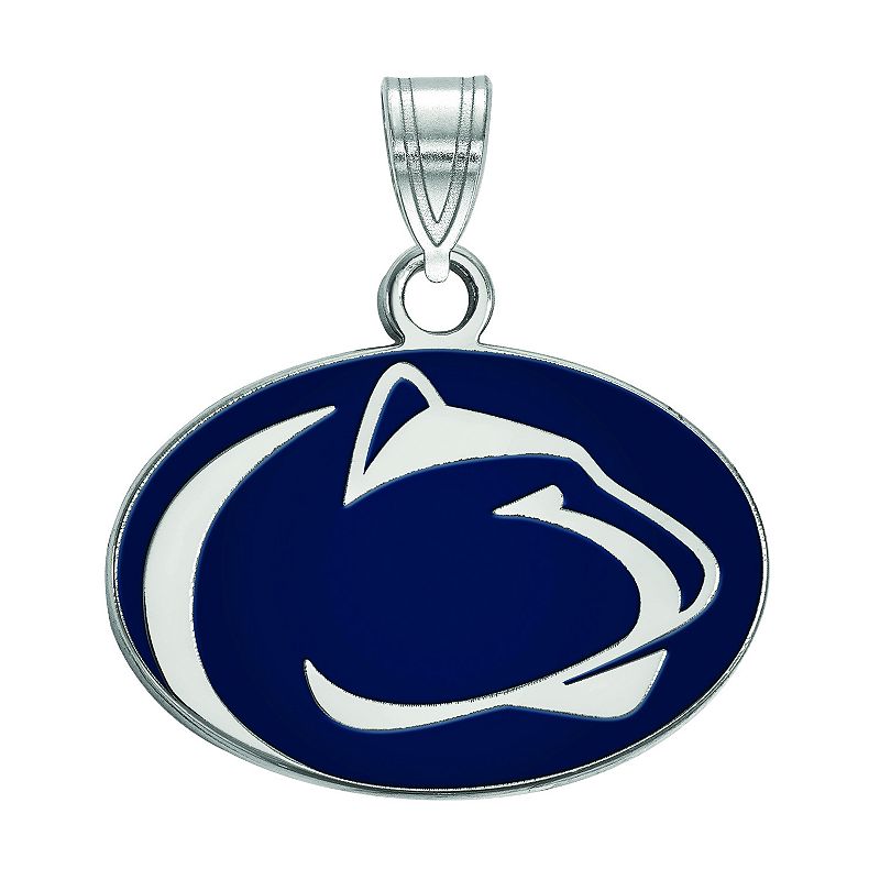 LogoArt Penn State Nittany Lions Sterling Silver Small Pendant, Womens, Si