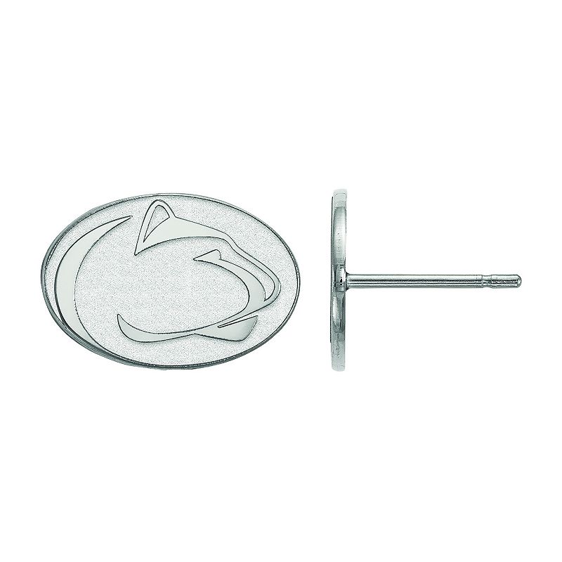 LogoArt Penn State Nittany Lions Sterling Silver Extra Small Post Earrings,