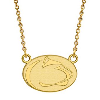LogoArt 14K Gold Over Silver Penn State Nittany Lions Small Pendant
