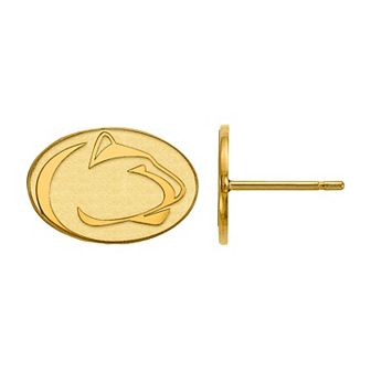 LogoArt 10K Gold Penn State Nittany Lions Extra Small Post Earrings