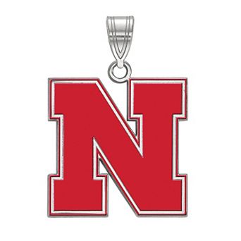 LogoArt Nebraska Cornhuskers Sterling Silver Pendant