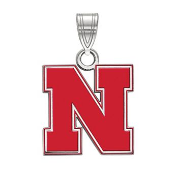 LogoArt Nebraska Cornhuskers Sterling Silver Pendant