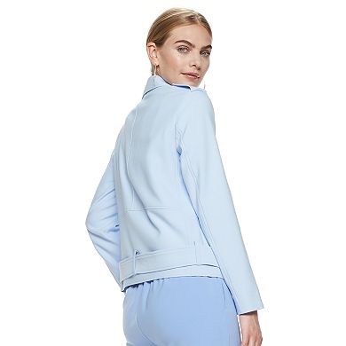 Women's Nine West Crepe Moto Jacket