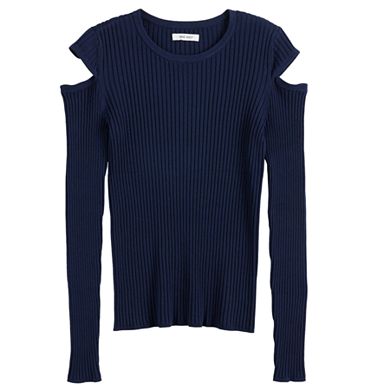 Women's Nine West Cutout-Sleeve Sweater
