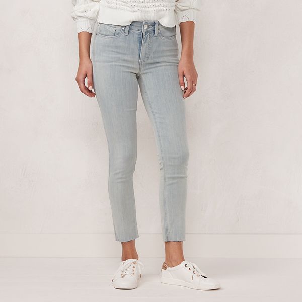 Petite LC Lauren Conrad High Rise 5 Pocket Skinny Ankle Jeans