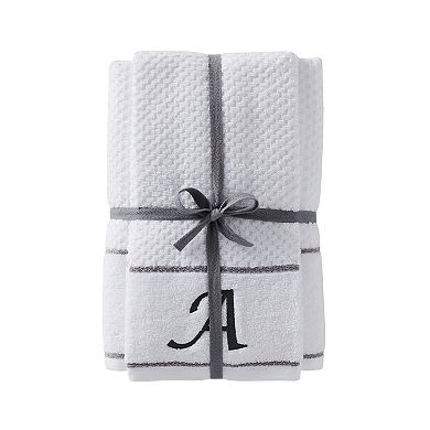 Saturday Knight, Ltd. Monogram 4-piece Bath & Hand Towel Set