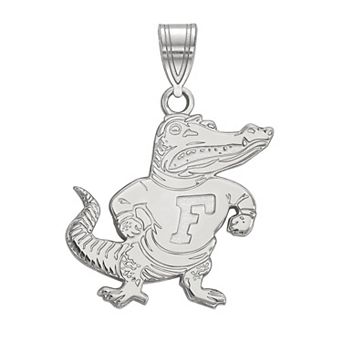 LogoArt 14K White Gold Florida Gators Large Pendant