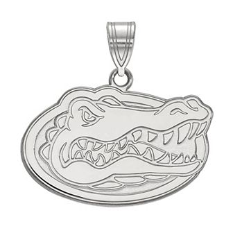 LogoArt 14K White Gold Florida Gators Medium Pendant