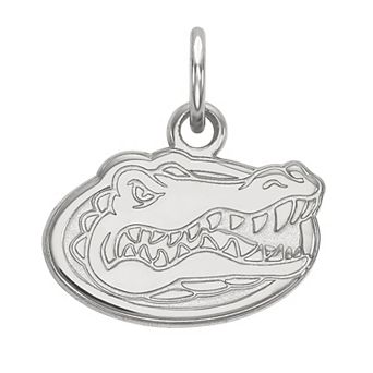 LogoArt 10K White Gold Florida Gators Extra Small Pendant