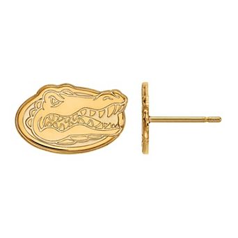 LogoArt 10K Gold Florida Gators Extra Small Post Earrings