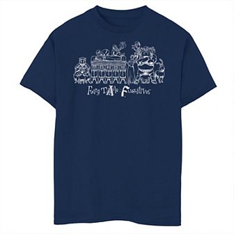 Boys 8-20 Shrek Fairy Tale Fugitives Outlined Poster Tee