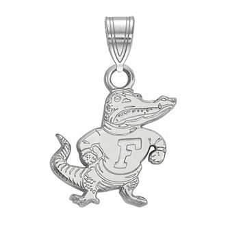 LogoArt 14K White Gold Florida Gators Small Pendant