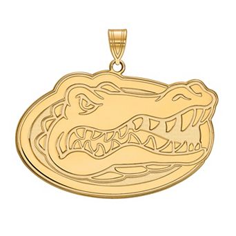 LogoArt 10K Yellow Gold Florida Gators Extra Large Pendant