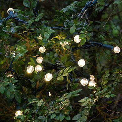 Lumabase Electric String Lights & Warm White Plastic Globe Lights