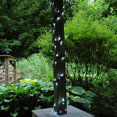 Lumabase Electric String Lights & Cool White Plastic Globe Lights