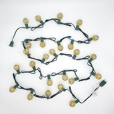 Lumabase Electric Globe String Lights & 25 Gold Mercury Lights