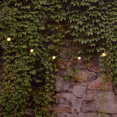 Lumabase Electric Globe String Lights & 25 Gold Mercury Lights