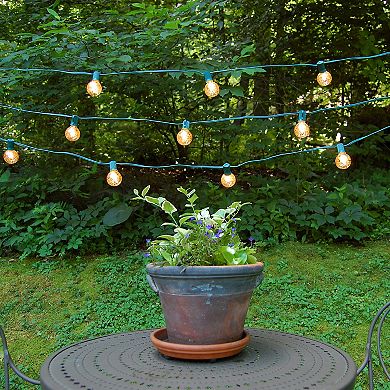 Lumabase Electric Globe String Lights & 25 Gold Mercury Lights