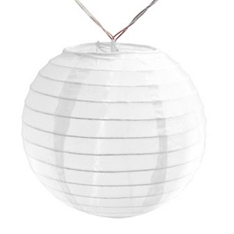 Lumabase Battery Operated String Lights & 10 Nylon Lanterns
