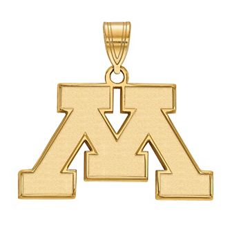 LogoArt Minnesota Golden Gophers 10K Yellow Gold Medium Pendant
