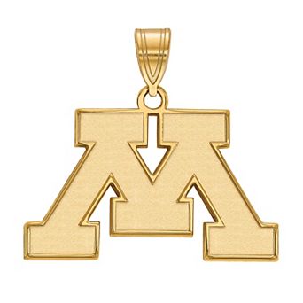 LogoArt Minnesota Golden Gophers 14K Yellow Gold Medium Pendant
