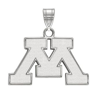 LogoArt Minnesota Golden Gophers 14K White Gold Small Pendant