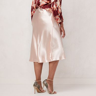 Plus Size LC Lauren Conrad Slip Skirt