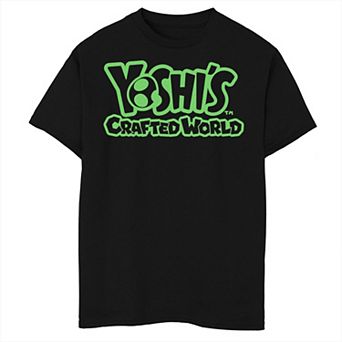 Boys 6-20 Nintendo Yoshi's Crafted World Game Logo Graphic Tee