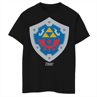 Boys 8-20 Nintendo Legend Of Zelda Links Awakening Hylian Shield Graphic Tee