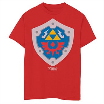 Boys 8-20 Nintendo Legend Of Zelda Links Awakening Hylian Shield Graphic Tee