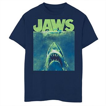 Boys 6-20 Jaws Surfacing Neon Poster Logo Graphic Tee
