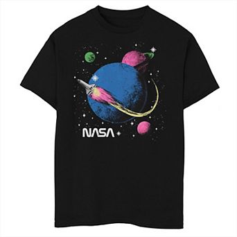 Boys 6-20 Nasa Pastel Planetary Space Flight Graphic Tee