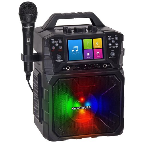 Karaoke USA Portable Karaoke System with 4.3" TFT Digital Color Screen