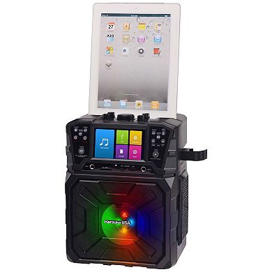 Karaoke USA Portable Karaoke System with 4.3" TFT Digital Color Screen and Record Function