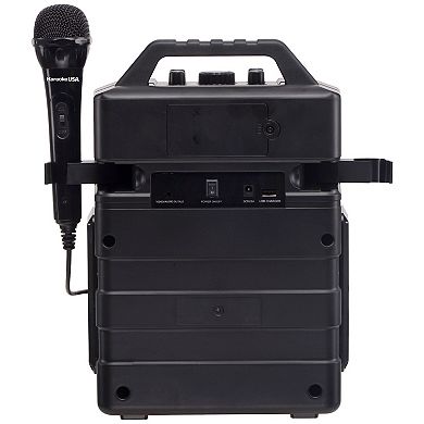 Karaoke USA Portable Karaoke System with 4.3" TFT Digital Color Screen and Record Function