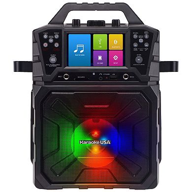 Karaoke USA Portable Karaoke System with 4.3" TFT Digital Color Screen and Record Function