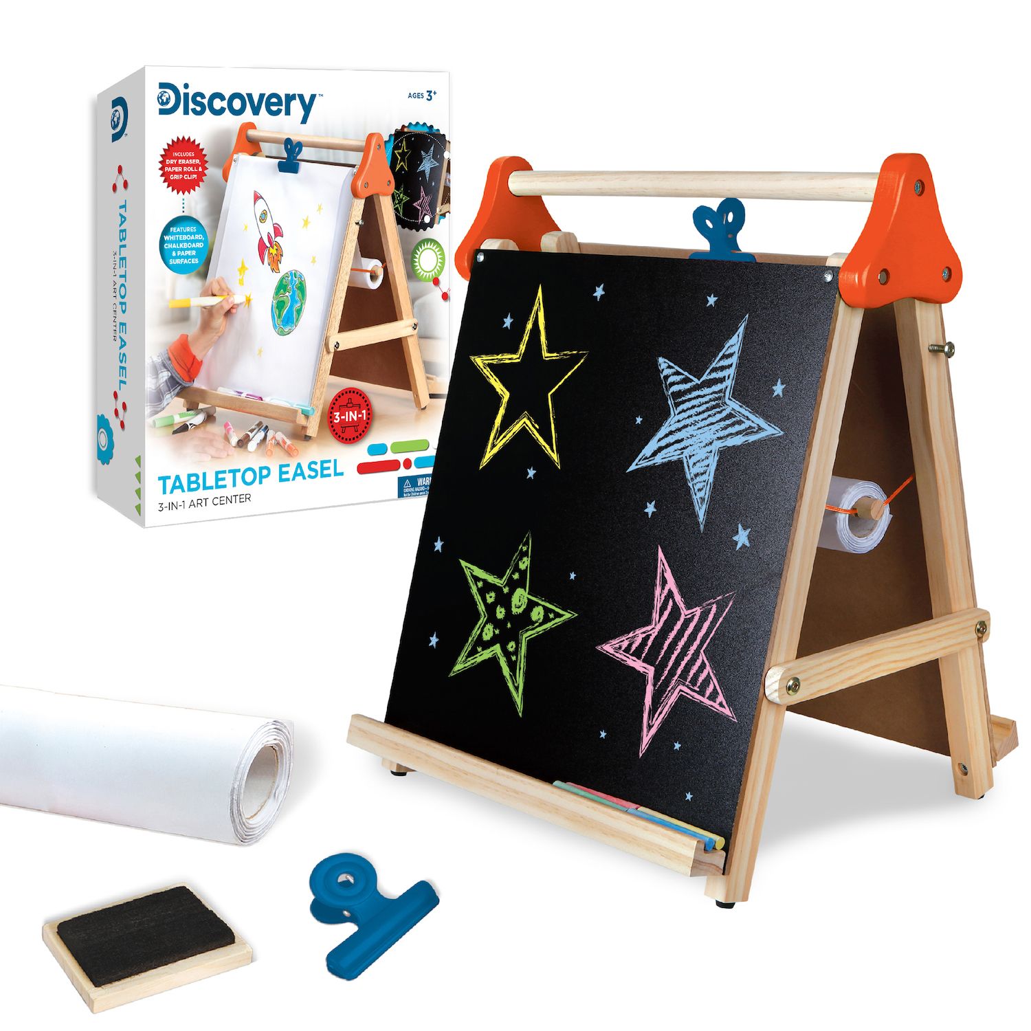 Picasso Tiles All-in-one Kids Art Easel Drawing Board, Chalkboard &  Whiteboard