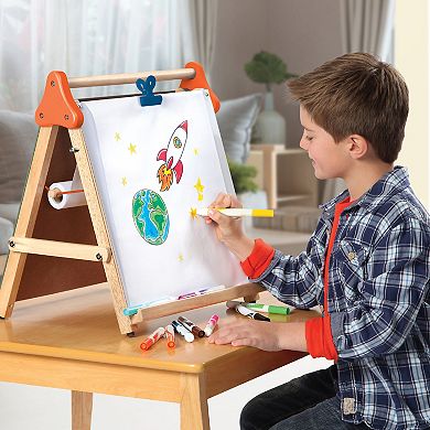 Discovery Kids Tabletop 3-in-1 Wooden Easel