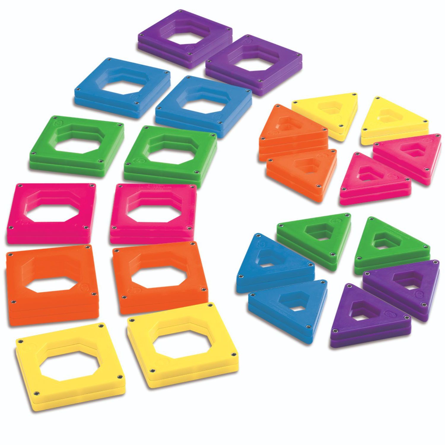 Discovery Kids 50-pc. Magnetic Tile Set