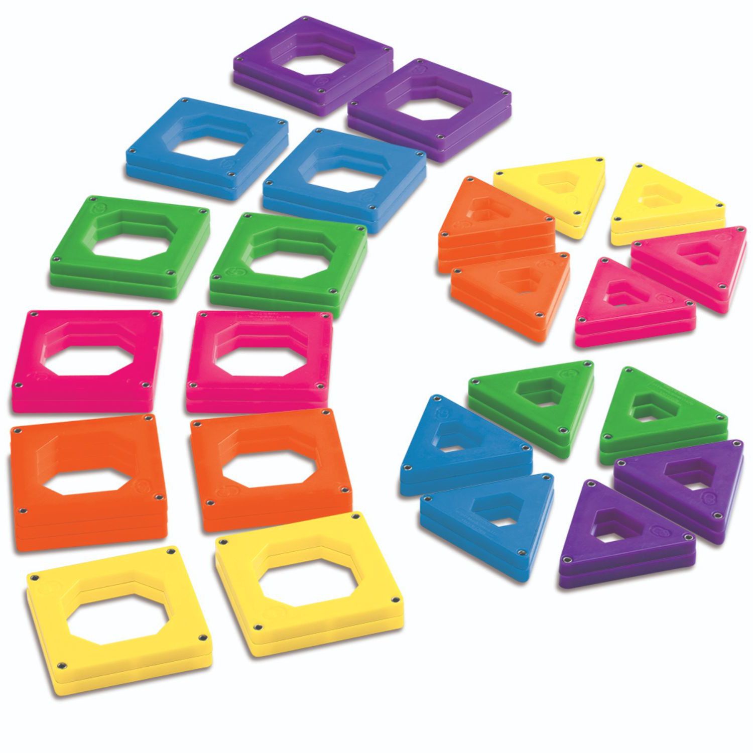 discovery kids magnetic tile set