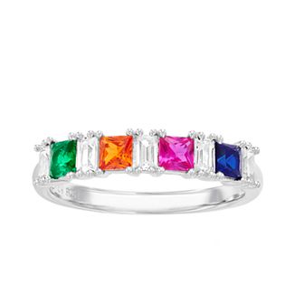 LeRose by Lexi and Rose Sterling Silver Gemstone Ring