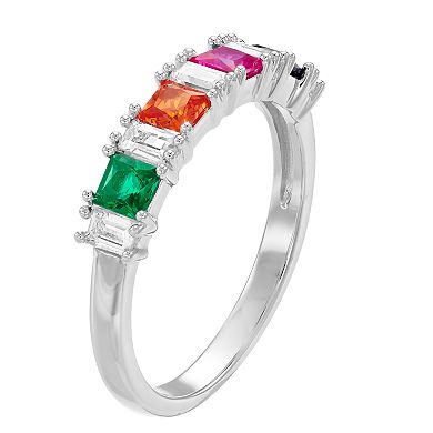 Sterling Silver Gemstone Ring