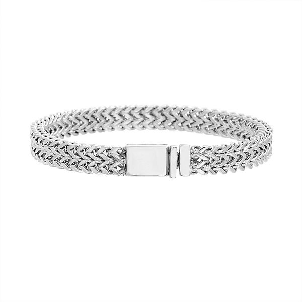 Men's Stainless Steel Foxtail Chain Bracelet