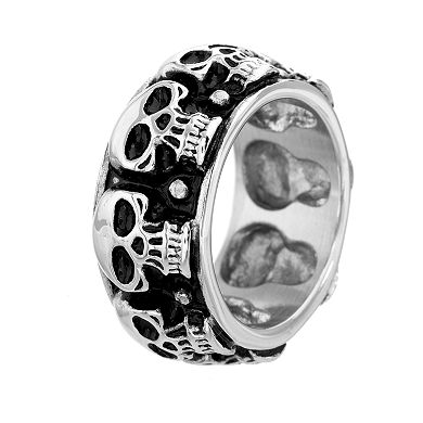 Men's Stainless Steel Skull Ring