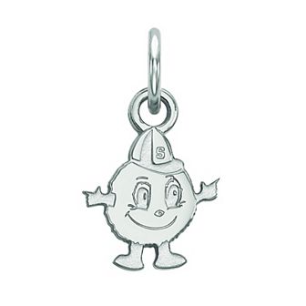 LogoArt Syracuse Orange Sterling Silver Rhodium Plated XS Pendant