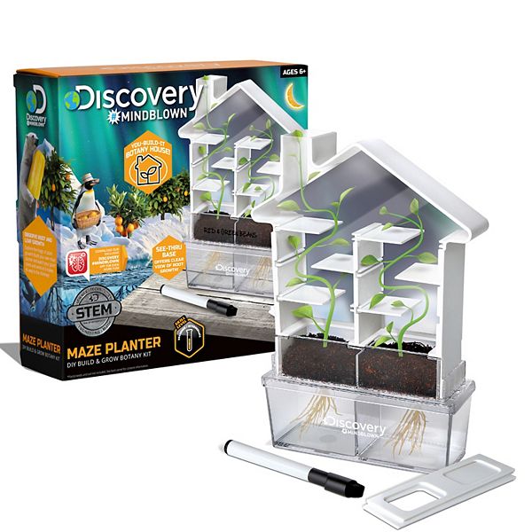 Discovery Mindblown Maze Planter Stem Build & Grow Botany Kit....NIB 