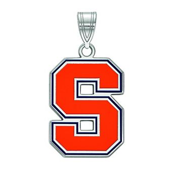 LogoArt Syracuse Sterling Silver Enamel Large Pendant