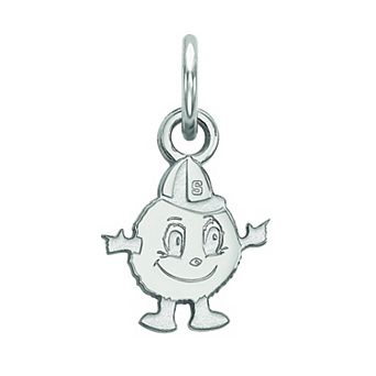 LogoArt Syracuse Orange 14K White Gold XS Pendant